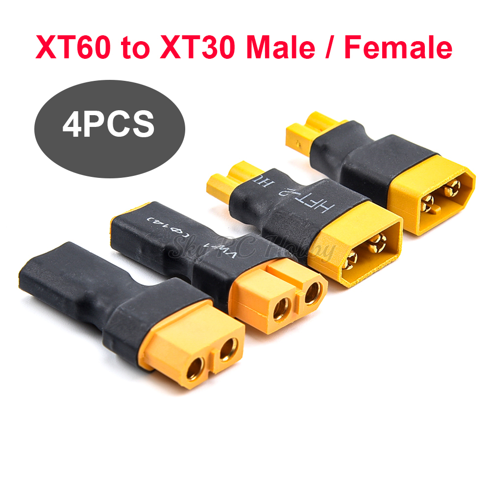 Radiomaster Ranger 2.4Ghz Elrs Module - 4PCS Männlich/Weiblich XT60 zu XT30 Stecker
