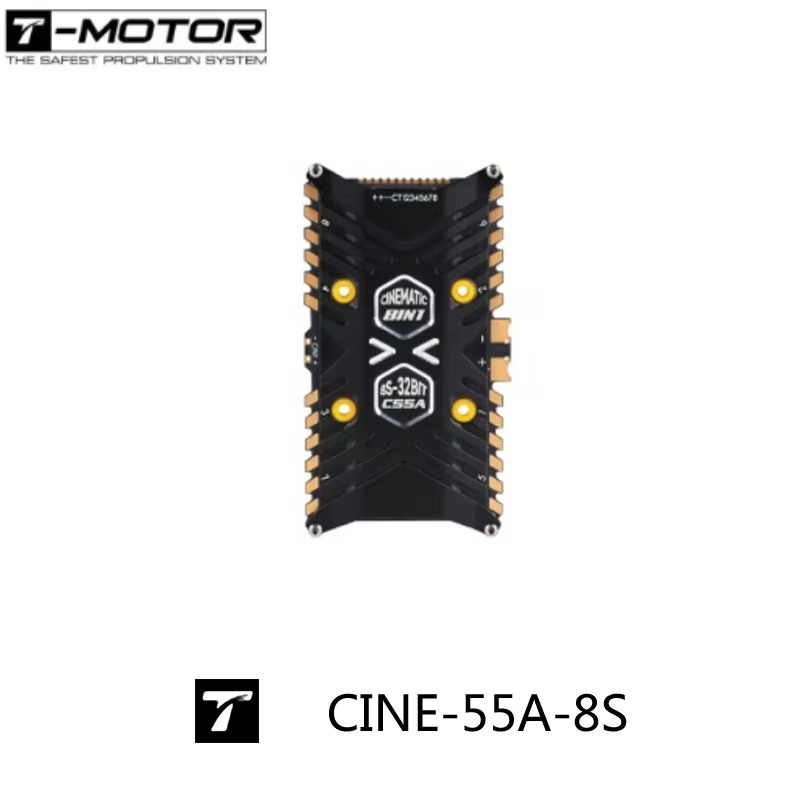 T-Motor F7 Pro Flight Controller - T-Motor CINE-55A-8S-BLHeli_32 8-IN-1 Professioneller Film-ESC Kombinieren