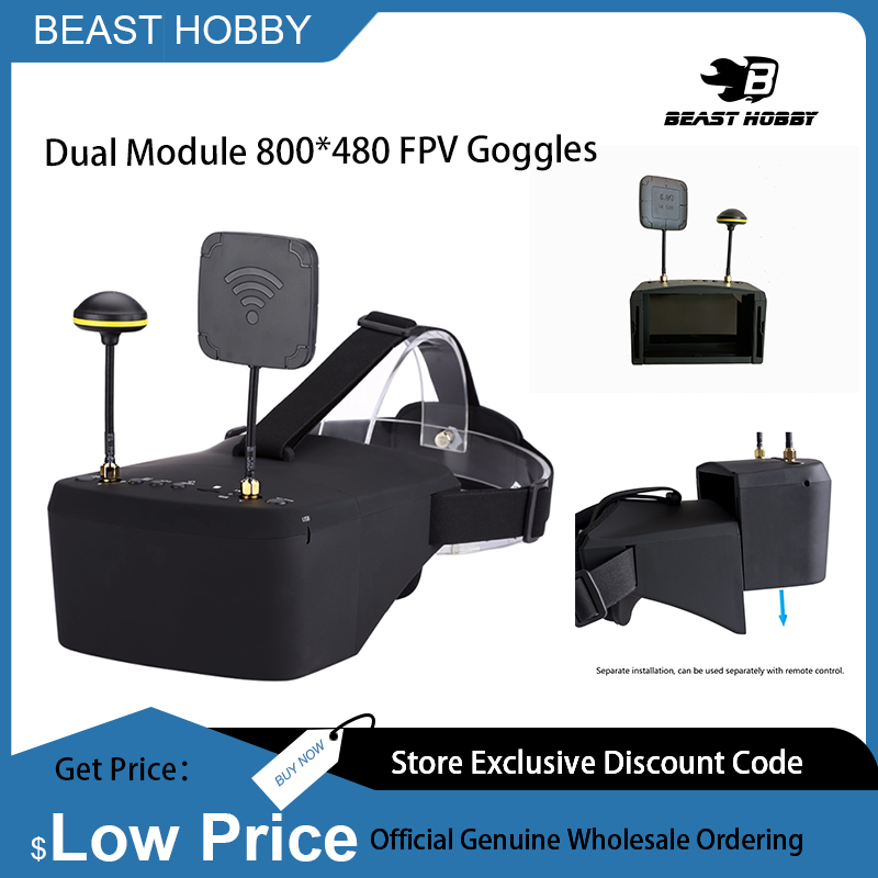 EV800D 5.8G 40CH Diversity FPV – Skyzone Cobra X V2 Fpv Goggles Bewertung und Preis